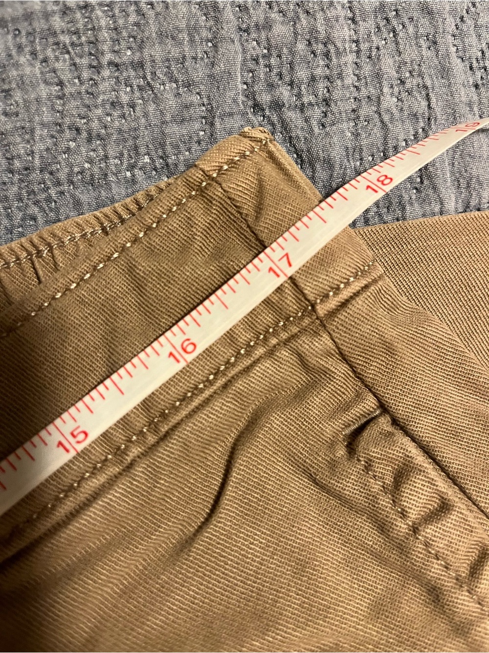 Sonoma Goods for Life High-Rise Wide-Leg Pants in Khaki Beige - Picture 9 of 11